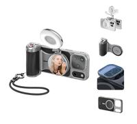 Master Grip Kit for iPhone 17 Pro,Magnetic Phone Camera Grip with Phone Selfie Light and UV Filters for iphone 17 pro Creator Kit for Selfies/Photography/TikTok/Zoom Calls/Video