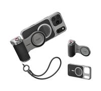 Master Grip Kit for iPhone 17 Pro, Magnetic Phone Camera Grip with Zoom iPhone 17 Pro Creator Kit, Built- in 3200mAh Battery Wireless Charging,Magnetic Graphene Case for Selfies/Photography/Video