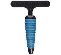Master Grooming Tools Ergonomic Double-Row Undercoat Rakes - Efficient Tools for Grooming Dogs, 39 Pins, Blue