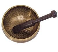 Master Healing Singing Bowl, Meditation Bowl, Nepalese Handmade Bowls with Cushion and Stick (8.5cm)