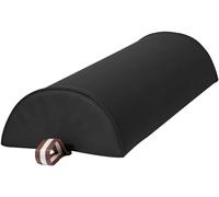 MASTER HEALTH PRODUCT Massage Tables Half Round Bolster Pillow - Durable Soft Semi-Round Massage Pillow Cushion with 100% PU Leather (Black, 9" Semi-Round Bolster)