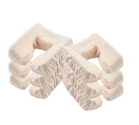 MASTER HEALTH PRODUCT Pack of 6 Flannel Face Cradle Covers for Massage Tables- 100% Cotton Extra Large Face Pillow Covers- Massage Headrest Face Rest Cover Set