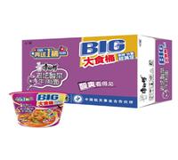 Master Kong Big Bucket Noodles - Pickled Cabbage & Beef Flavor, 159g x 12 (Carton)