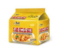 Master Kong Onion & Pork Flavor Instant Noodles 5-Pack 104g*5 Quick Cooking