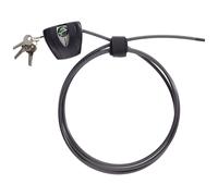 Master Lock 1,8m long x 5mm diameter Python adjustable locking cable; black