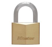 Master Lock 1145EURD Key Padlock with Brass Body and Hexagonal Shackle, Gold, 7,2 x 4 x 2,1 cm