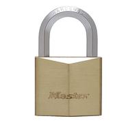 Master Lock 1155EURD Key Padlock with Brass Body and Hexagonal Shackle, Gold, 8,2 x 5 x 2,6 cm