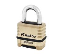 Master Lock 1175D Brass ProSeries 4 Digit Padlock, 16.6 cm x 9.2 cm x 3.8 cm
