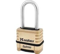 Master Lock 1175LHSS ProSeries Set Your Own Combination Lock, Brass, 2-1/4" Wide
