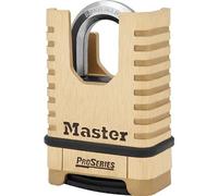 Master Lock, Brass, Padlock, ProSeries Set Your Own Combination Lock, 2-1/4 in. Wide, 1177D, 15.3 cm x 7.5 cm x 3.5 cm