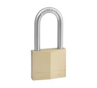 Master Lock 140EURDLF Key Padlock with Brass Body and Medium Shackle, Gold, 7,6 x 4 x 1,3 cm