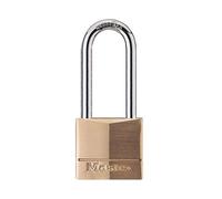 Master Lock 140Eurdlh Solid Brass 40mm Padlock 4-Pin - 51mm Shackle Mlk140Lh