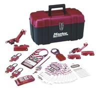 Master Lock 1457E410KA Lockout Tagout Group Lockout Kit Red
