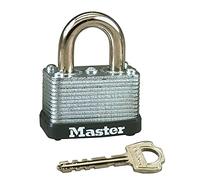 Master Lock 22D Warded Padlock, Silver, 1-1/2-inch Wide