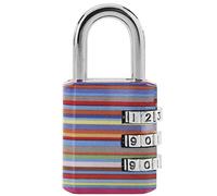 Master Lock 1509EURDAST Combination Padlock with Printed Design, Random Color, 6,2 x 3,2 x 1,4 cm