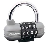 Master Lock 1520EURD Combination Padlock, Grey, 5.9 x 6.4 x 2.6 cm