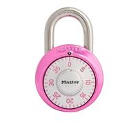Master Lock 1530DPNK Locker Lock Combination Padlock, Pink, 1 Pack