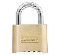 Master Lock 175 2" Wide Resettable Combination Brass Padlock