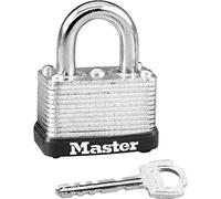 Master Lock 22D Warded Padlock, Silver, 1-1/2-inch Wide