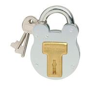 Master Lock 2750EURD Vintage Design Padlock, Grey, 8,7 x 5 x 1,3 cm
