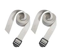 Master Lock 3004EURDAT Luggage Straps with Plastic Buckle, Grey, 1,20m, Pack of 2