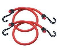 Master Lock 2 X 60Cm X 8Mm Twin Reverse Bungee, Red