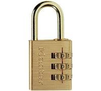 Masterlock Brass Finish Combination Padlock 30mm Standard