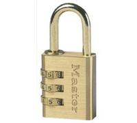Master Lock Brass Combination Padlock 30mm