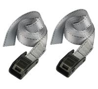 Masterlock Tie Down Lashing Straps 2500mm Grey Pack of 2