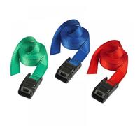 Masterlock Tie Down Lashing Straps 2500mm Assorted Pack of 2