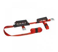 Master Lock Carry Straps 3126EURDAT - Crossed with Buckle & Handle, Red 2.50m x 25mm & 5.5m x 25mm