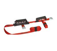 Master Lock Carry Straps 3126EURDAT - Crossed with Buckle & Handle, Red 2.50m x 25mm & 5.5m x 25mm