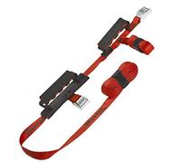 Master Lock Carry Straps 3126EURDAT - Crossed with Buckle & Handle, Red 2.50m x 25mm & 5.5m x 25mm