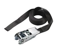 Master Lock 3223EURDAT Certified Ratchet Strap, Black, 2,5m x 25mm Strap