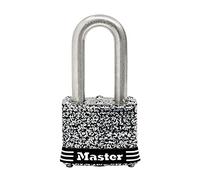 Master Lock 3SSKADLFHC Stainless Steel Pin Tumbler Laminated Padlock, 1-9/16-Inch Wide Body, 9/32-Inch Diameter, 1-1/2-Inch Shackle Clearance, 1-1/2 Inch Shackle