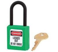 MASTER LOCK 406GRN NON CONDUCTIVE LOCKOUT PADLOCK GREEN