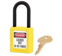 MASTER LOCK 406YLW NON CONDUCTIVE LOCKOUT PADLOCK YELLOW