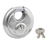 Master Lock 40DPF Stainless Steel Discus Padlock, Silver, 1 Pack