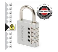 Master Lock 40Mm 4 Digit Programmable Combination Aluminum Metal Quality