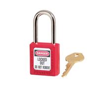 Master Lock 410RED Lockout Padlock - 38Mm Body & 6Mm Hardened Steel Shackle