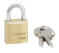 Master Lock 4120KA-123 Key Padlock with Brass Body, Gold, 3,4 x 2 x 1 cm