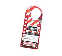 Master Lock Snap-on Hasp Lockout Labelled MLKS427