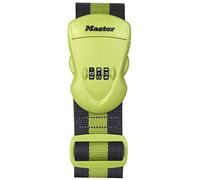 Master Lock 4701EURDGRN Luggage Strap with Combination Lock, Green, 190 x 6,5 x 4,8 cm