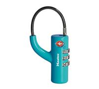 Master Lock 4717EURDBLU Travel Combination Padlock TSA Certified, Blue, 8,1 x 1,8 x 1,8 cm