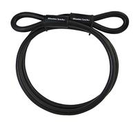 Master Lock 3M X 10Mm Steel Braided Looped Cable, Black