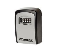 Master Lock 5401 Standard Wall Mounted Key Lock Box (Up To 3 Keys) - Black in Silver Master Lock Silver