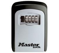 Master Lock 5401EURD Wall Mounted Key Safe - 4-Digit Combination, Weather-Protected Dial, 10,000 Codes, Cast Metal Housing