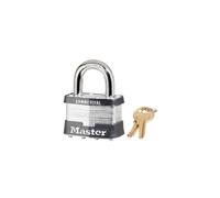 Master Lock 6 Pack 5KA-A383 2 Wide Keyed Alike Commercial Grade Laminated Padlock with 1 Shackle Height - Keyed to A383 Key Code