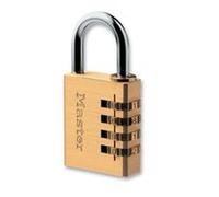 MASTER LOCK 604EURD PADLOCK, BRASS COMBINATION 40MM