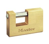 Master Lock 606EURD Rectangular 63Mm Solid Brass Body Shutter Padlock